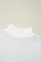 Sweaters Ivory Floret Zip Sweater