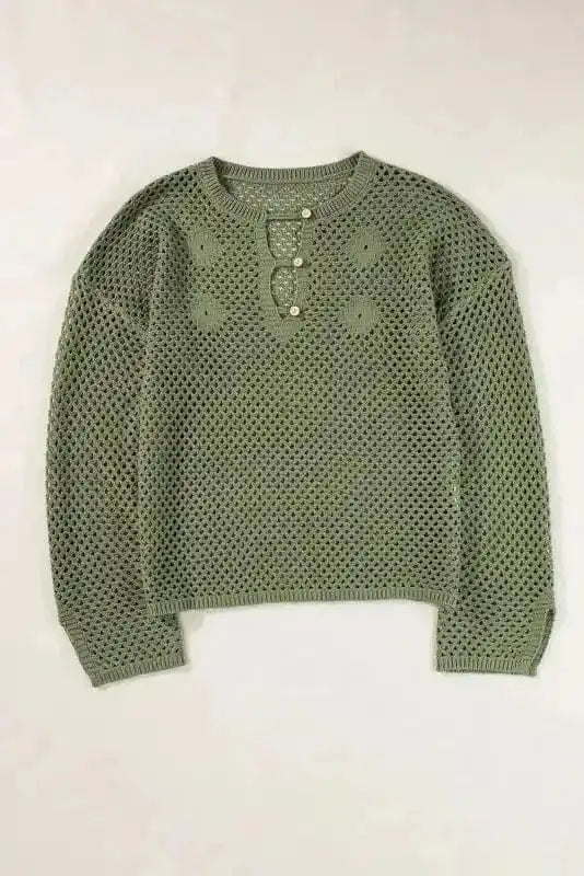 Sweaters Laidback Loop-Button Sweater