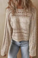 Sweaters Lattice Charm Crop Sweater