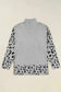 Sweaters Leopard High Neck Oversized Sweater