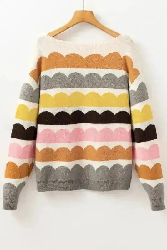 Sweaters Mellow Yellow Striped Jumper