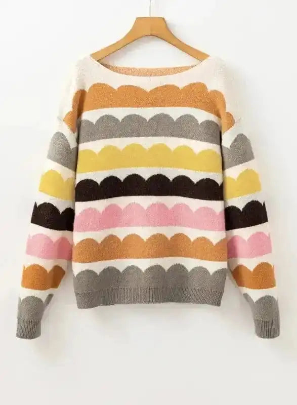 Sweaters Mellow Yellow Striped Jumper