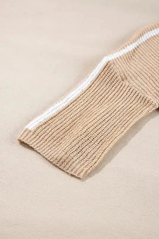 Sweaters Parisian Pinstripe Elegance Sweater