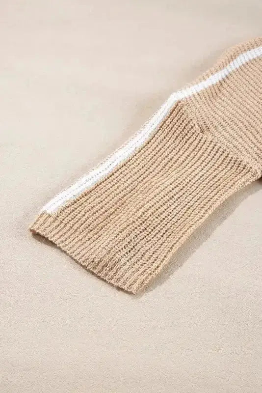 Sweaters Parisian Pinstripe Elegance Sweater