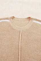 Sweaters Parisian Pinstripe Elegance Sweater