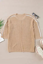 Sweaters Parisian Pinstripe Elegance Sweater