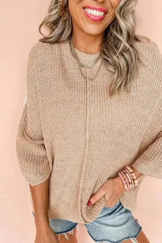 Sweaters Parisian Pinstripe Elegance Sweater