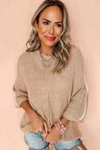 Sweaters Parisian Pinstripe Elegance Sweater