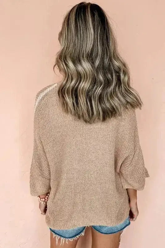 Sweaters Parisian Pinstripe Elegance Sweater