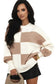 Sweaters Plaid Posh Slouchy Sweater