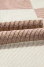 Sweaters Plaid Posh Slouchy Sweater