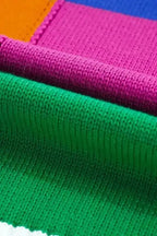 Sweaters Retro Squares Loose Sweater