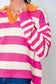 Sweaters Rose Stripe Harmony Sweater