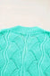 Sweaters Rosy Retreat Hollow-Out Knit Sweater