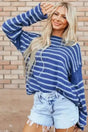 Sweaters Sky Blue Stripe / S / 100%Acrylic Tranquil Tides Jumper