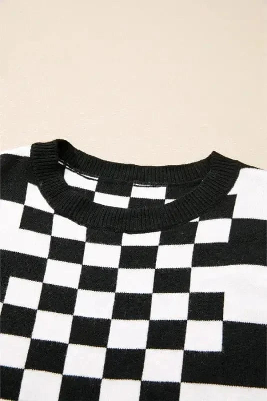 Sweaters Smoky Plaid Soft Knit Jumper