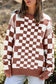 Sweaters Smoky Plaid Soft Knit Jumper