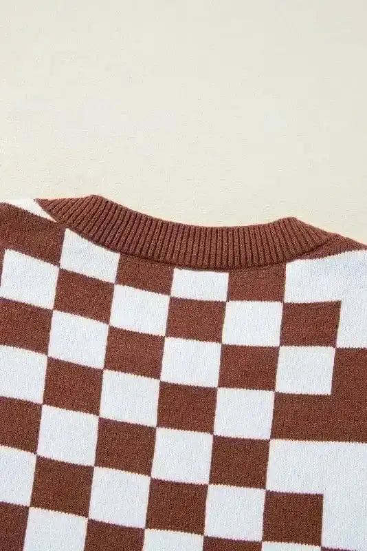 Sweaters Smoky Plaid Soft Knit Jumper