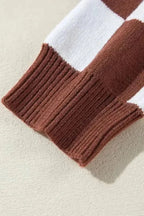 Sweaters Smoky Plaid Soft Knit Jumper