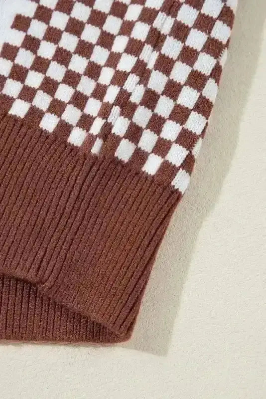 Sweaters Smoky Plaid Soft Knit Jumper