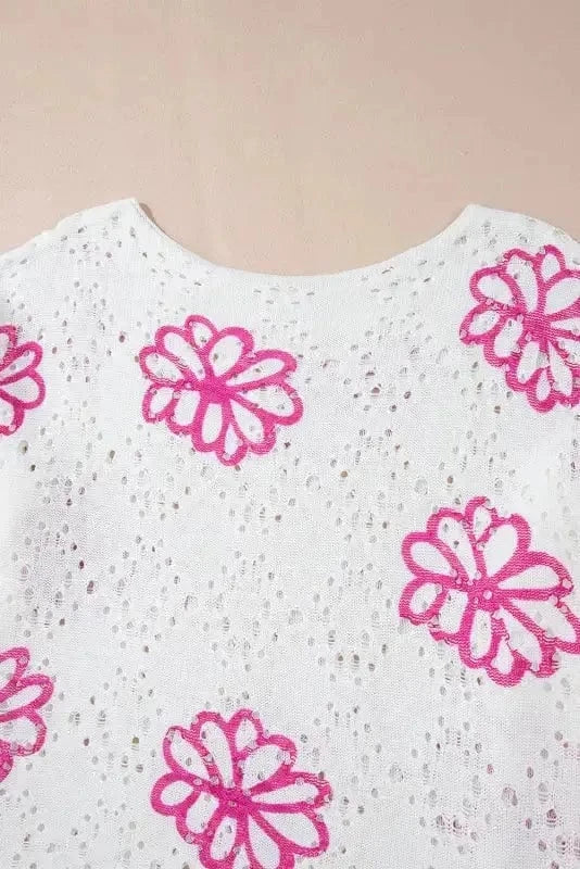 Sweaters Spring Fling Eyelet Sweater