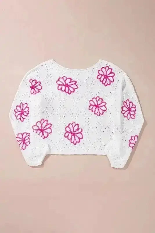 Sweaters Spring Fling Eyelet Sweater