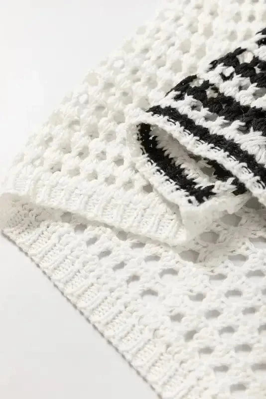 Sweaters Vanilla Breeze Hollow-out Sweater