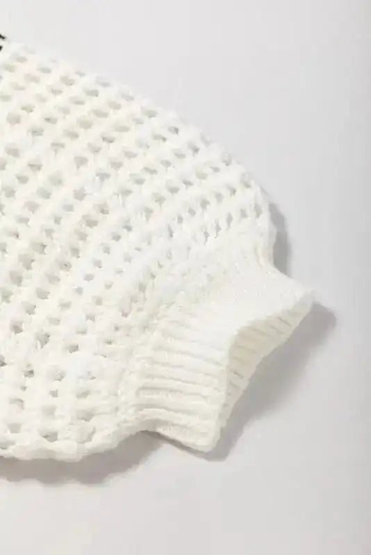 Sweaters Vanilla Breeze Hollow-out Sweater