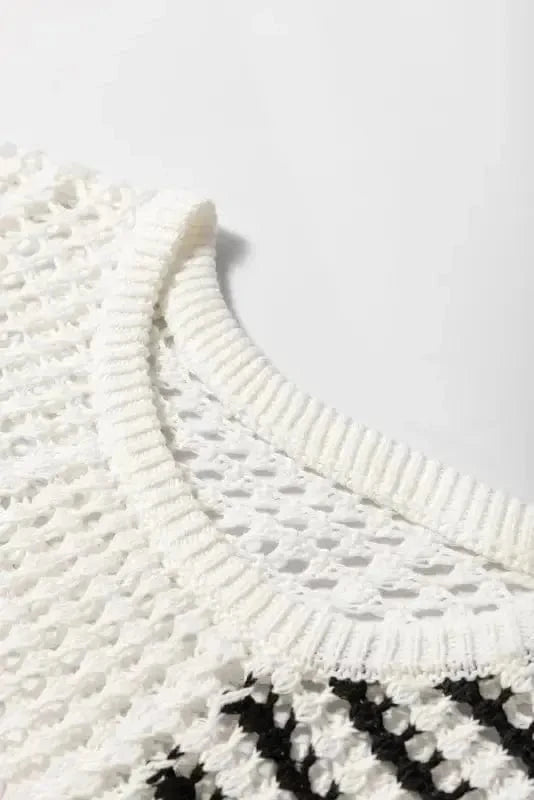 Sweaters Vanilla Breeze Hollow-out Sweater