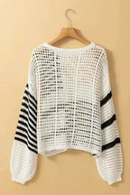 Sweaters Vanilla Breeze Hollow-out Sweater