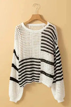 Sweaters Vanilla Breeze Hollow-out Sweater