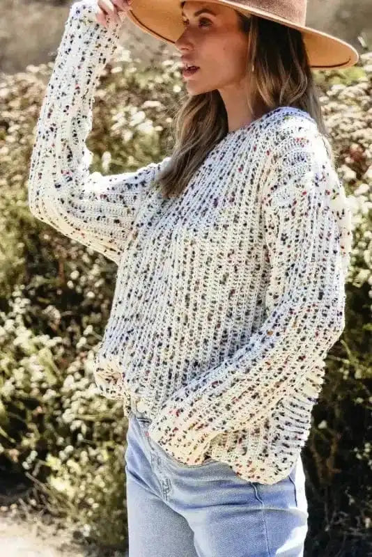 Sweaters Vanilla Swirl Twist Sweater