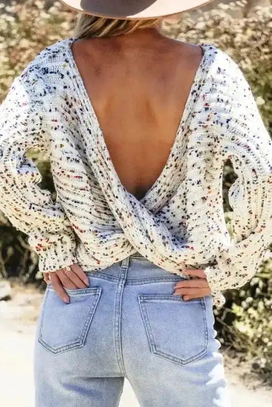 Sweaters Vanilla Swirl Twist Sweater