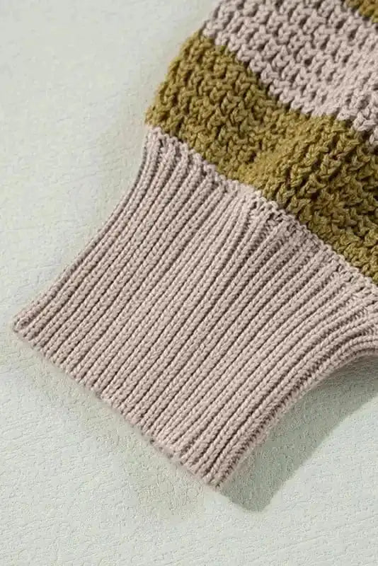 Sweaters Waffle Knit Turtleneck Sweater