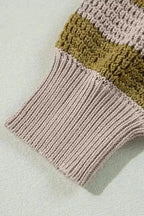 Sweaters Waffle Knit Turtleneck Sweater