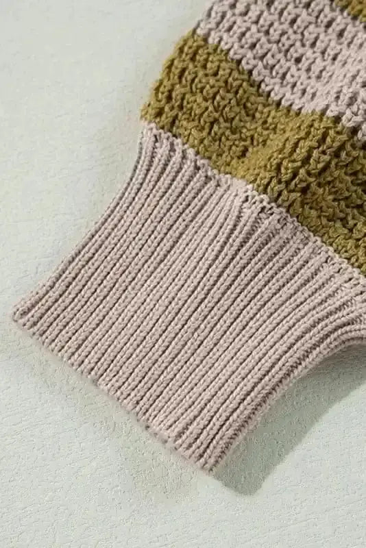 Sweaters Waffle Knit Turtleneck Sweater