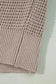 Sweaters Waffle Knit Turtleneck Sweater