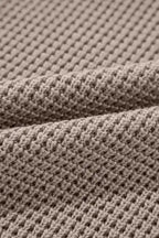 Sweaters Waffle Knit Turtleneck Sweater