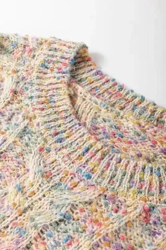 Sweaters Wool Knitted Jumper - Colorful Confetti