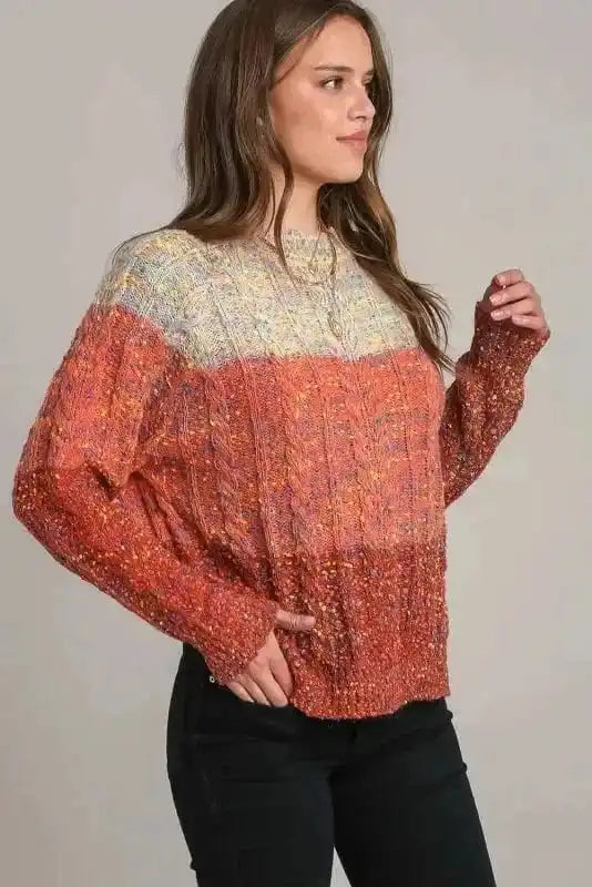 Sweaters Wool Knitted Jumper - Colorful Confetti