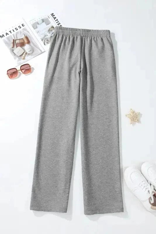 Sweatpants EasyTone Fleece Lined Trousers - Light Grey