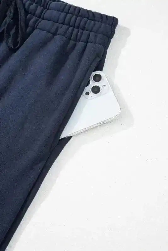 Sweatpants EasyTone Fleece Lined Trousers - Navy Blue