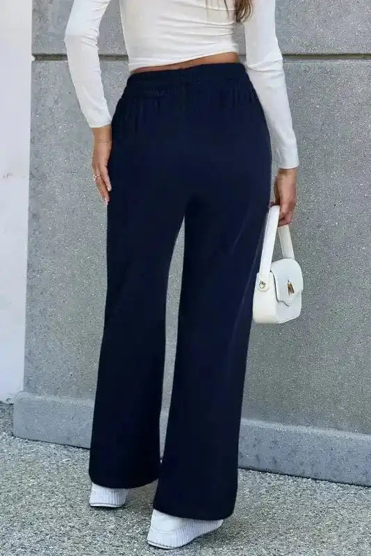 Sweatpants EasyTone Fleece Lined Trousers - Navy Blue