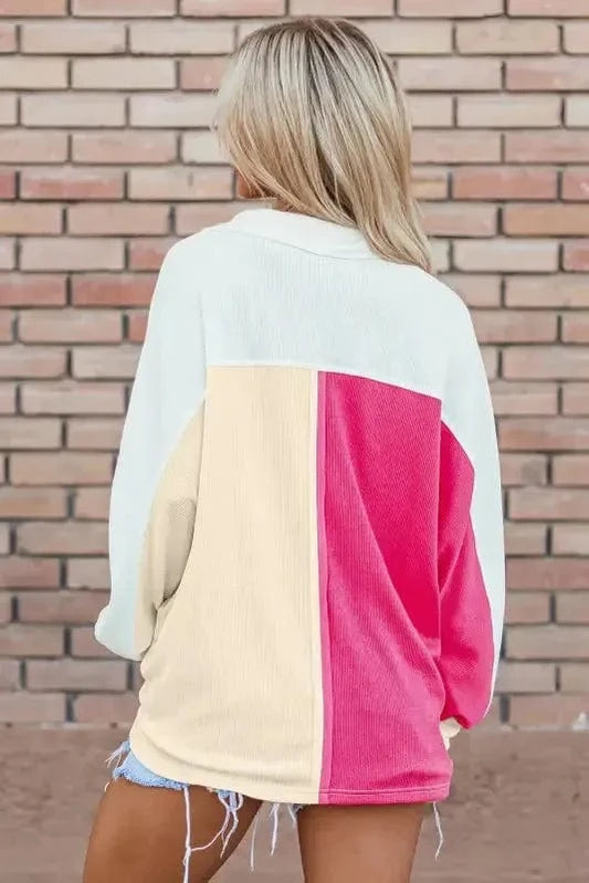 Sweatshirts Chroma Comfort Collared Sweatshirt