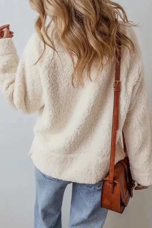 Sweatshirts Cozy High-Neck Fleece Pullover