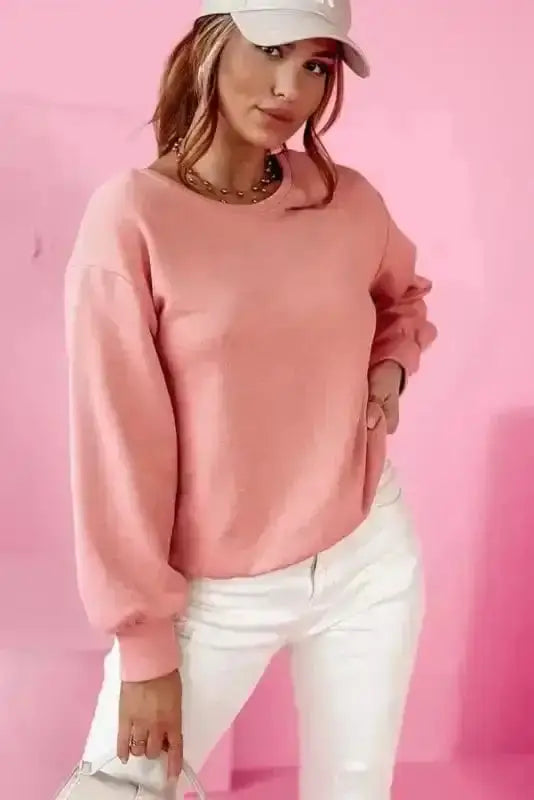 Sweatshirts Elegant Dewback Bowknot Sweatshirt