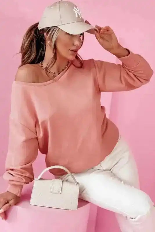 Sweatshirts Elegant Dewback Bowknot Sweatshirt