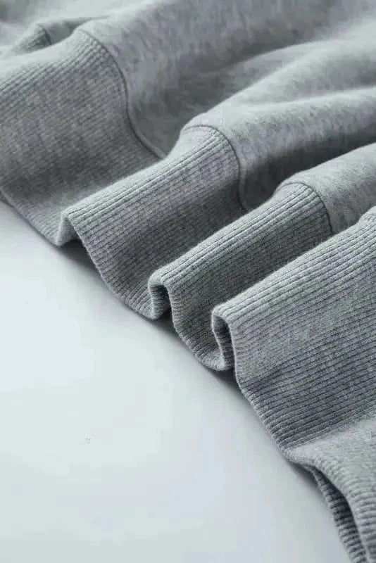 Sweatshirts Loose Crew Neck Fleece Sweatshirt