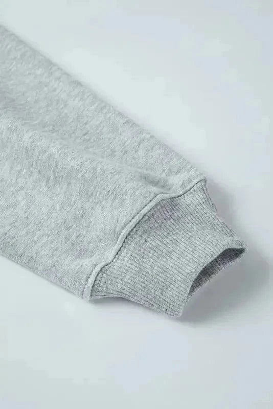 Sweatshirts Loose Crew Neck Fleece Sweatshirt