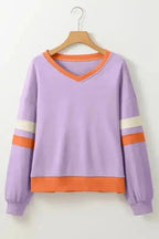 Sweatshirts Orchid Rib Knit Sweatshirt